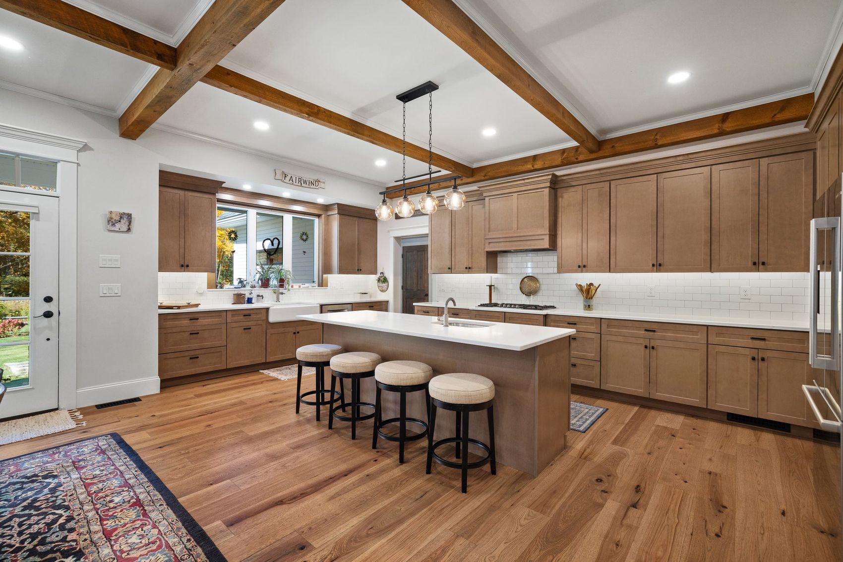 Kitchen with island seating